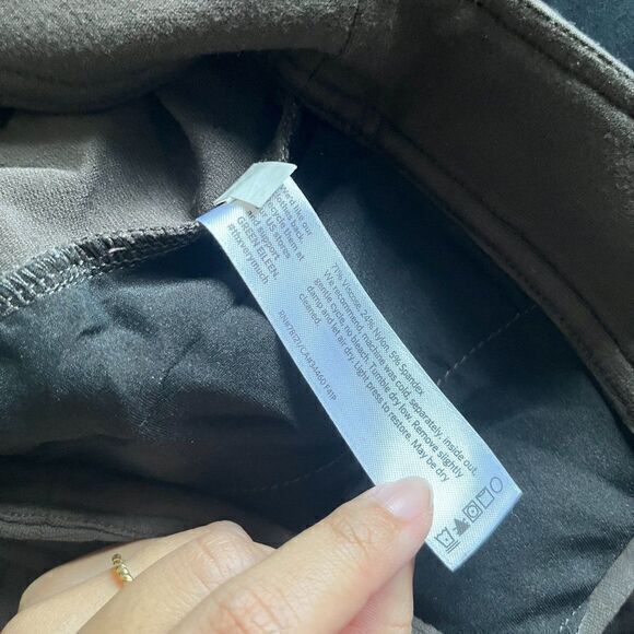 Eileen Fisher Dress Ankle Crop Pants Brown Tapered Pockets Womens Size‎ M Career - Picture 8 of 8